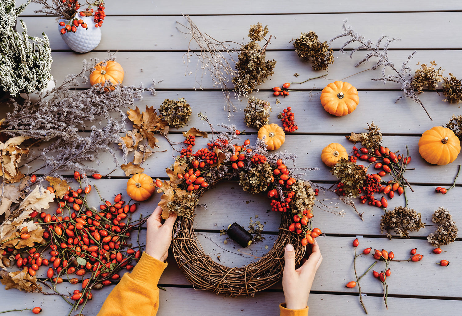 Autumn Wreath Making Event Ticket